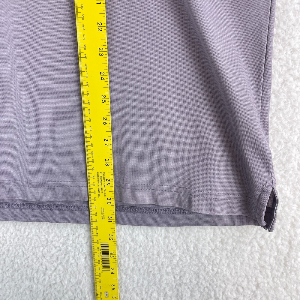 Travis Mathew Performance Golf Polo Shirt Men Size XL Purple Short Sleeve Casual - Picture 7 of 16